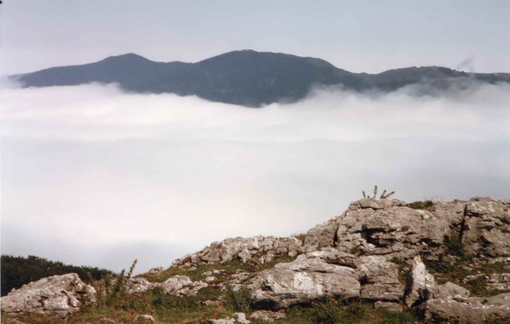 GR10 Sainte Engrace dans la brume